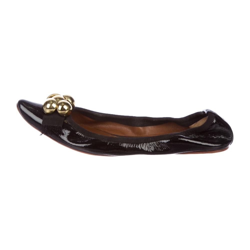 Chloe Embellished Piinted-toe Flat